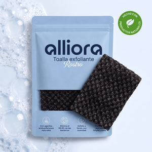 Toalla exfoliante facial Alliora
