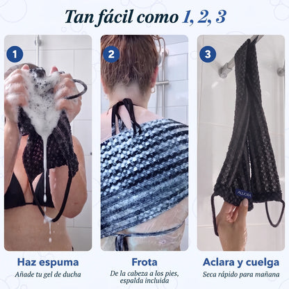 Toalla de ducha exfoliante Alliora
