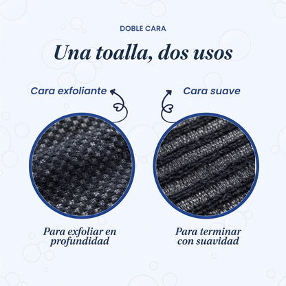 Toalla de ducha exfoliante Alliora