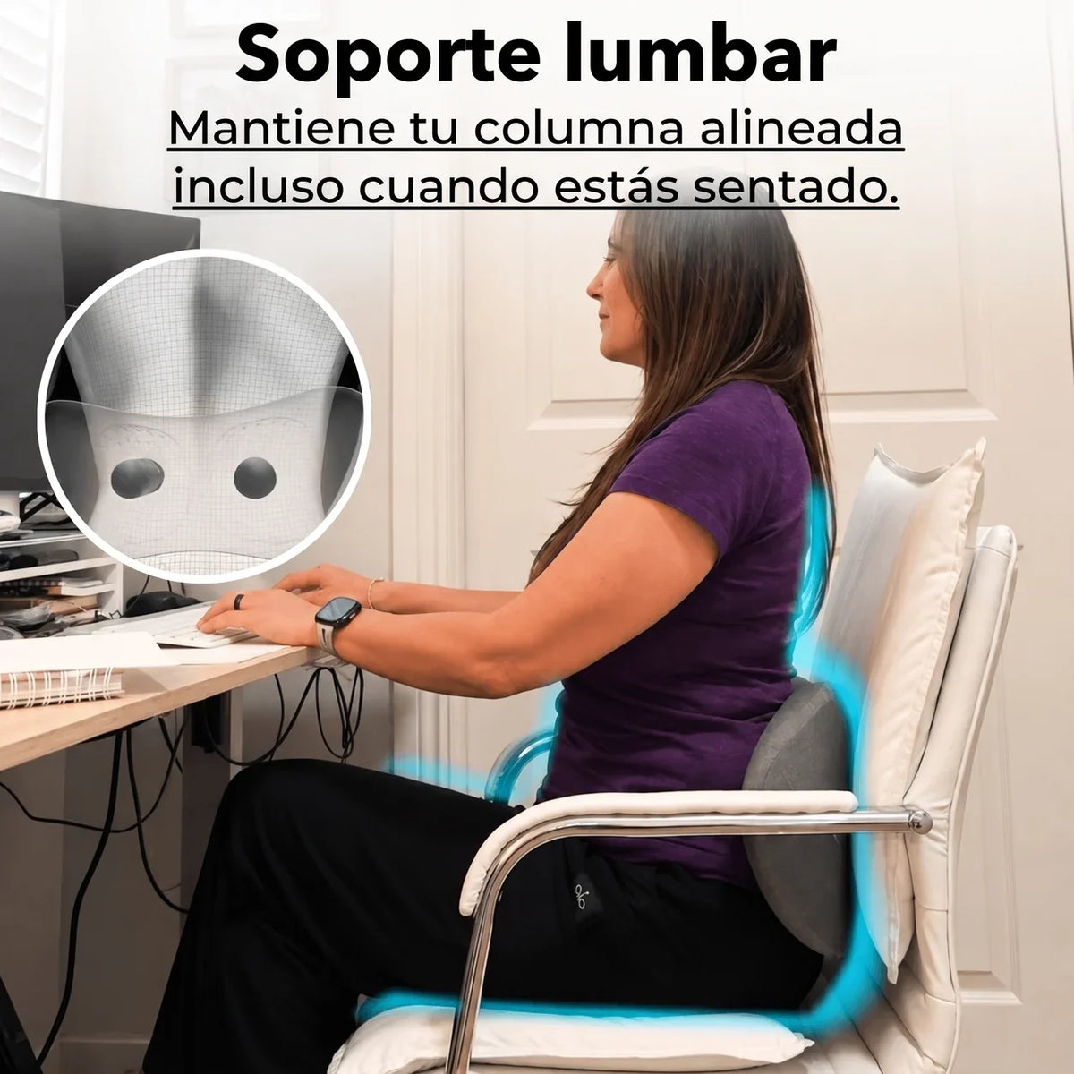 Masajeador lumbar Lombéa™ 3 en 1