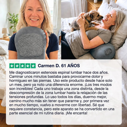 Masajeador lumbar Lombéa™ 3 en 1