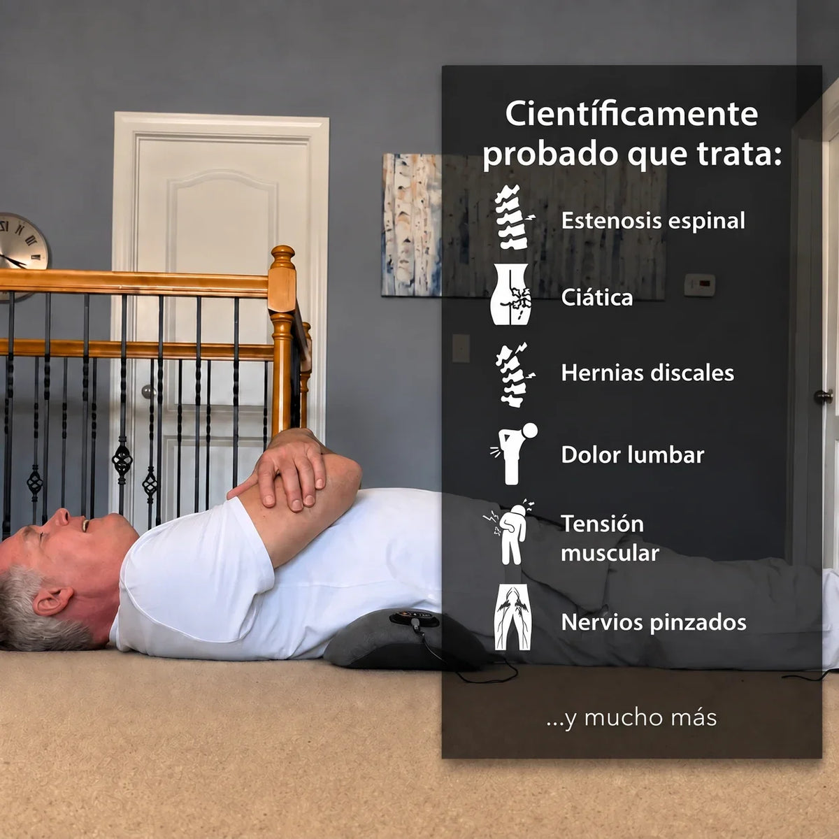 Masajeador lumbar Lombéa™ 3 en 1