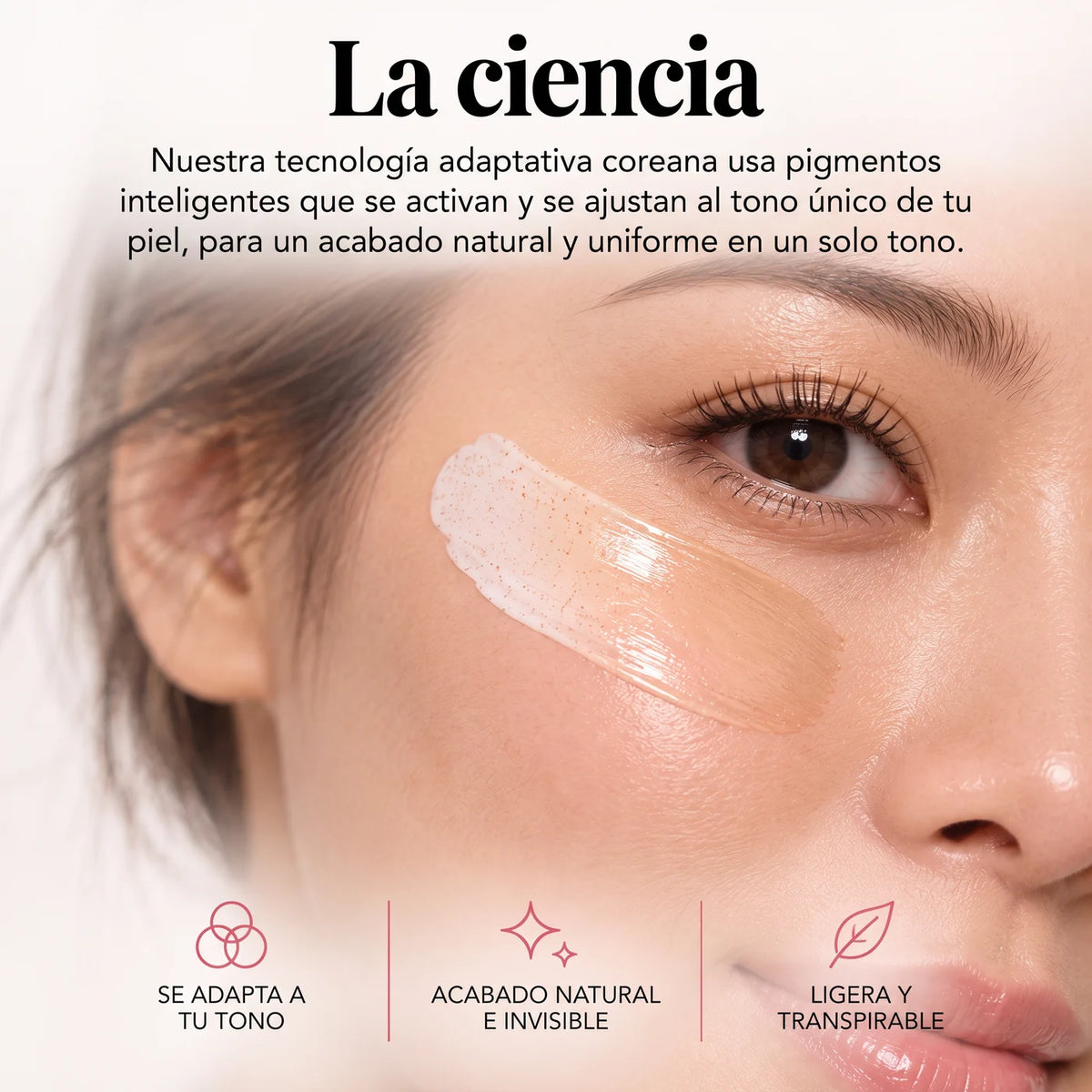 Base de maquillaje que cambia de color 4 en 1 Alliora