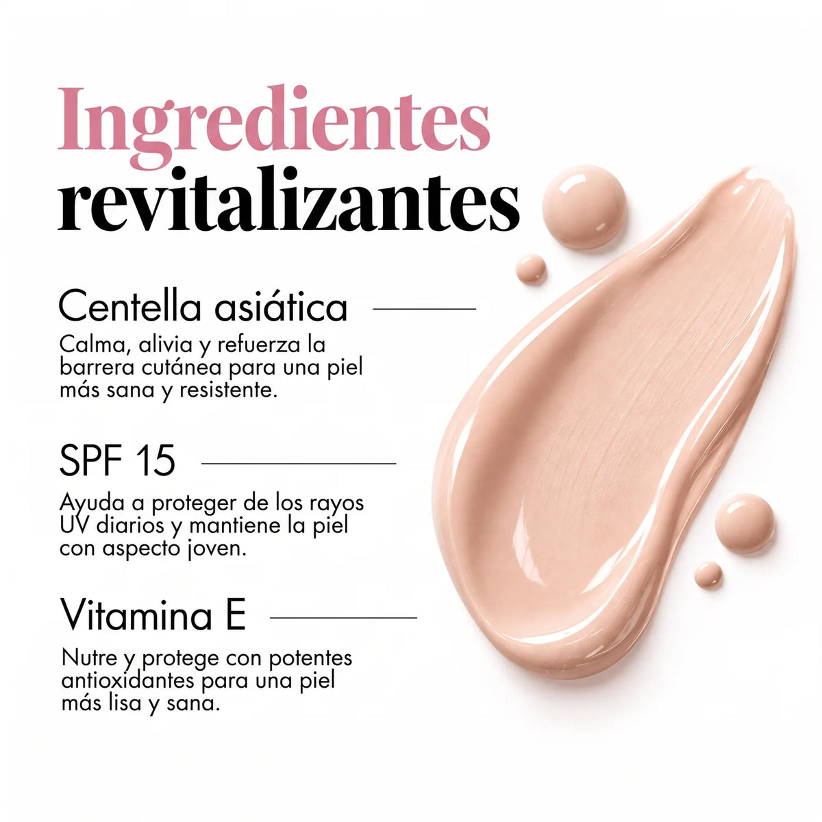 Base de maquillaje que cambia de color 4 en 1 Alliora