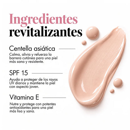 Base de maquillaje que cambia de color 4 en 1 Alliora