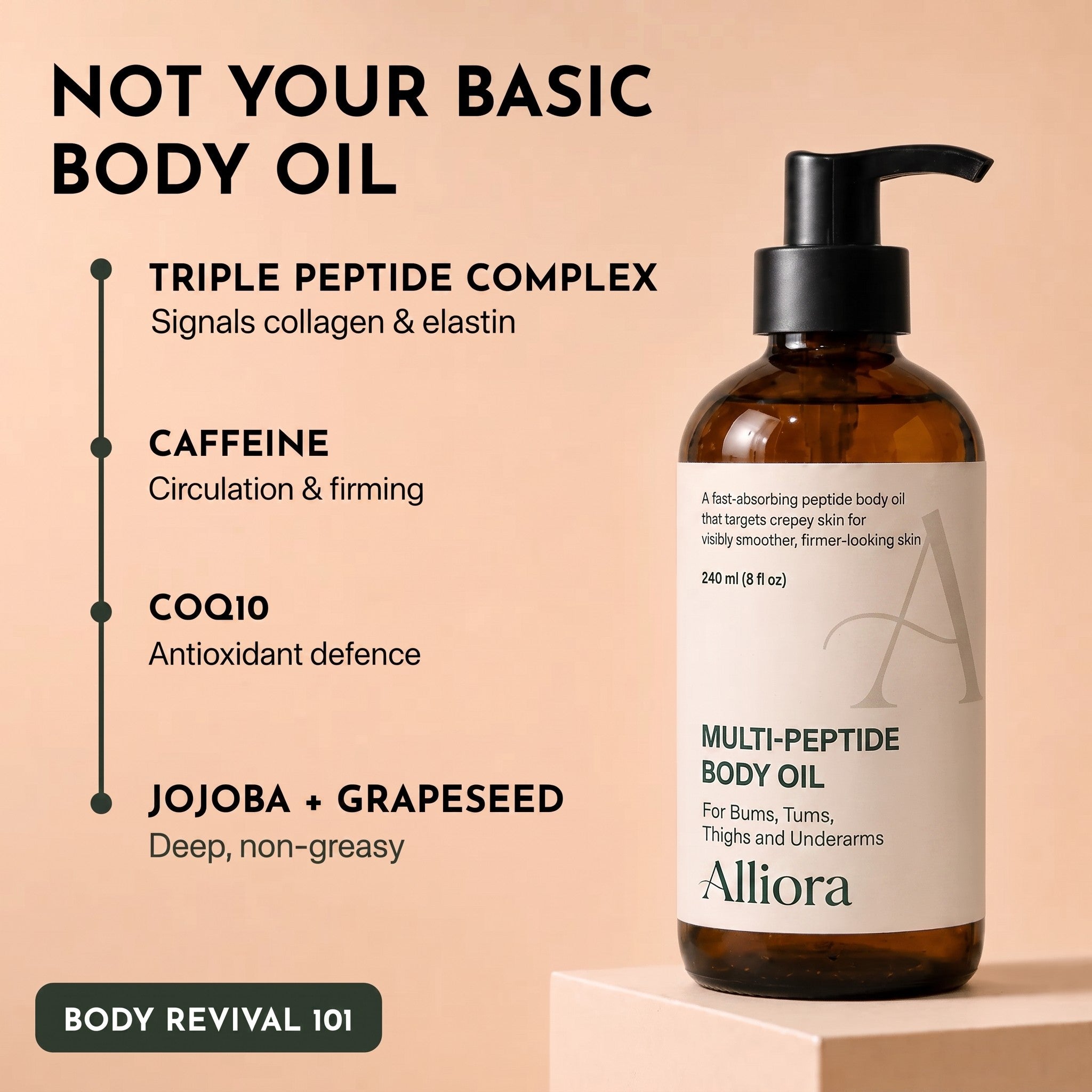 Alliora Peptide Body Oil