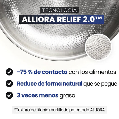 Sartén 100 % titanio puro para una cocina sin tóxicos
