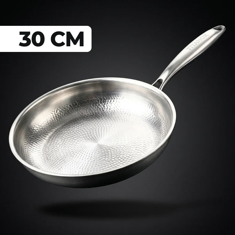 Sartén 100 % titanio puro para una cocina sin tóxicos