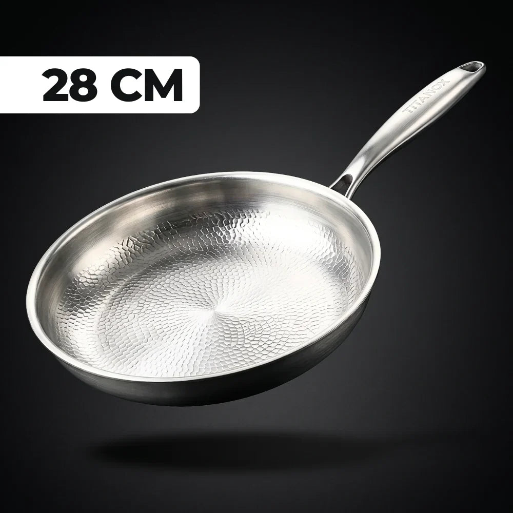 Sartén 100 % titanio puro para una cocina sin tóxicos