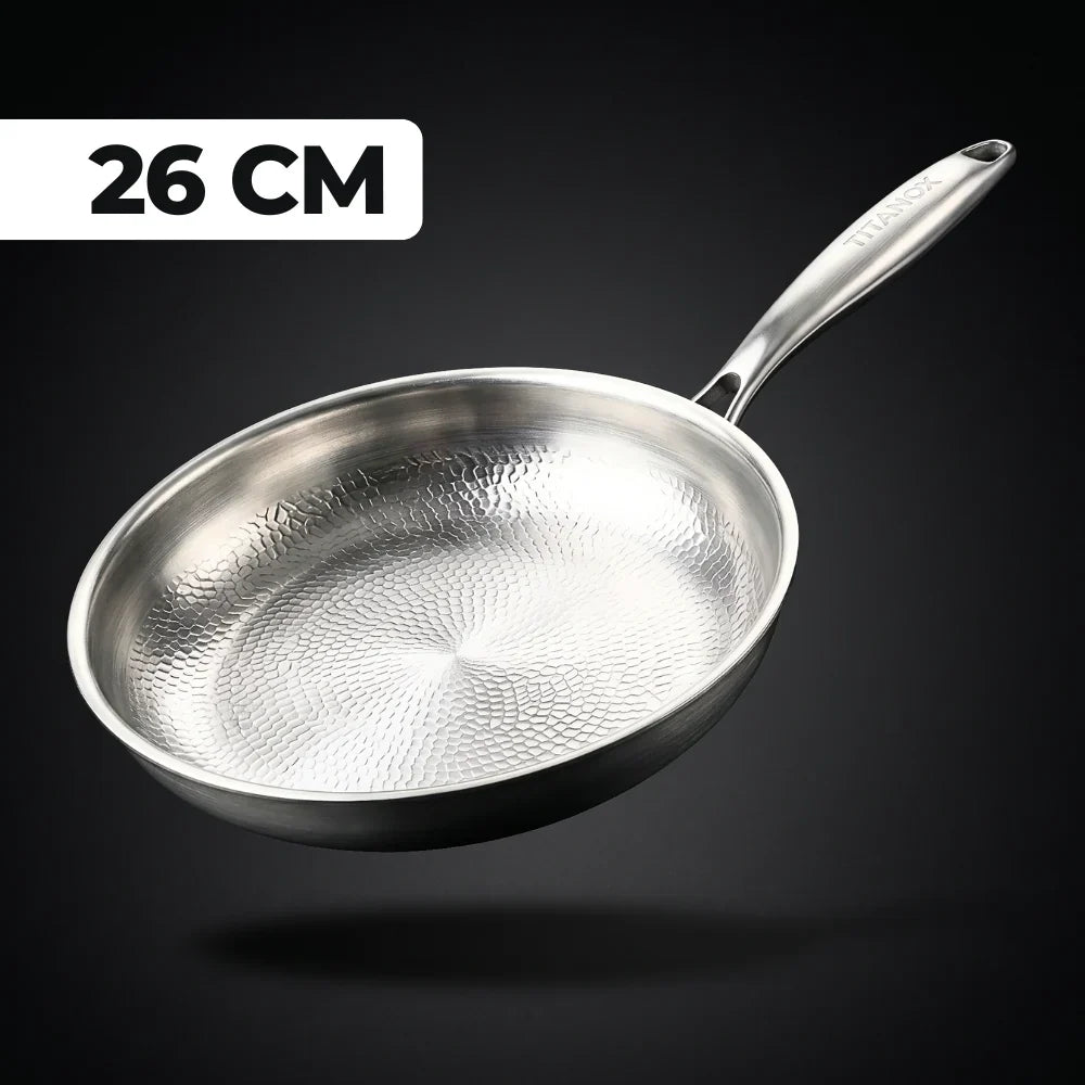 Sartén 100 % titanio puro para una cocina sin tóxicos