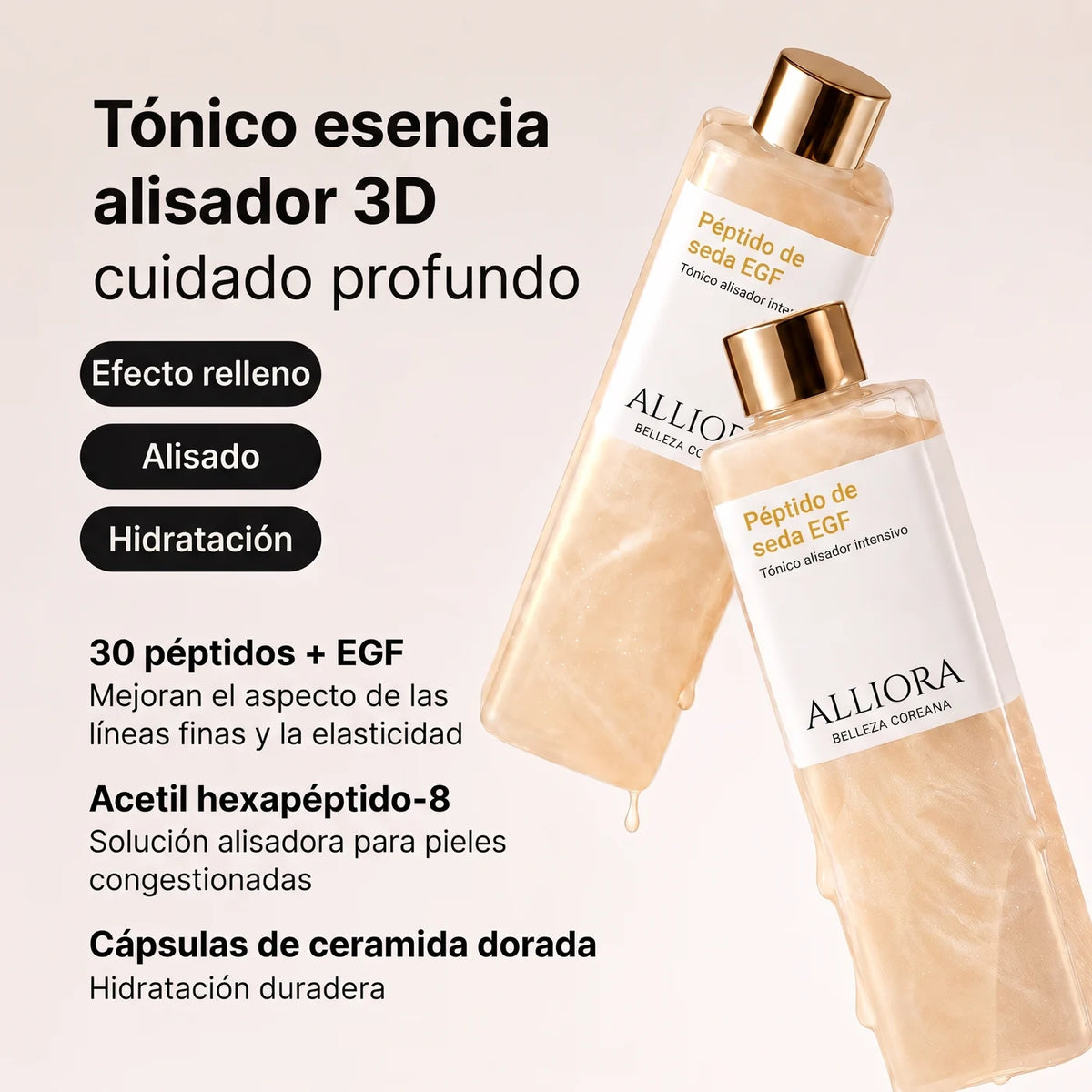 Tónico esencia alisador 3D