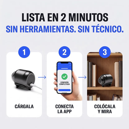 Lista en 2 minutos, sin herramientas