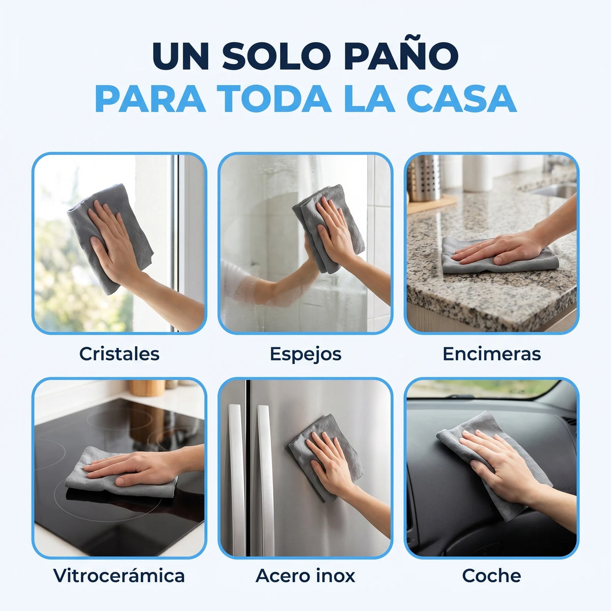 Un solo paño para toda la casa