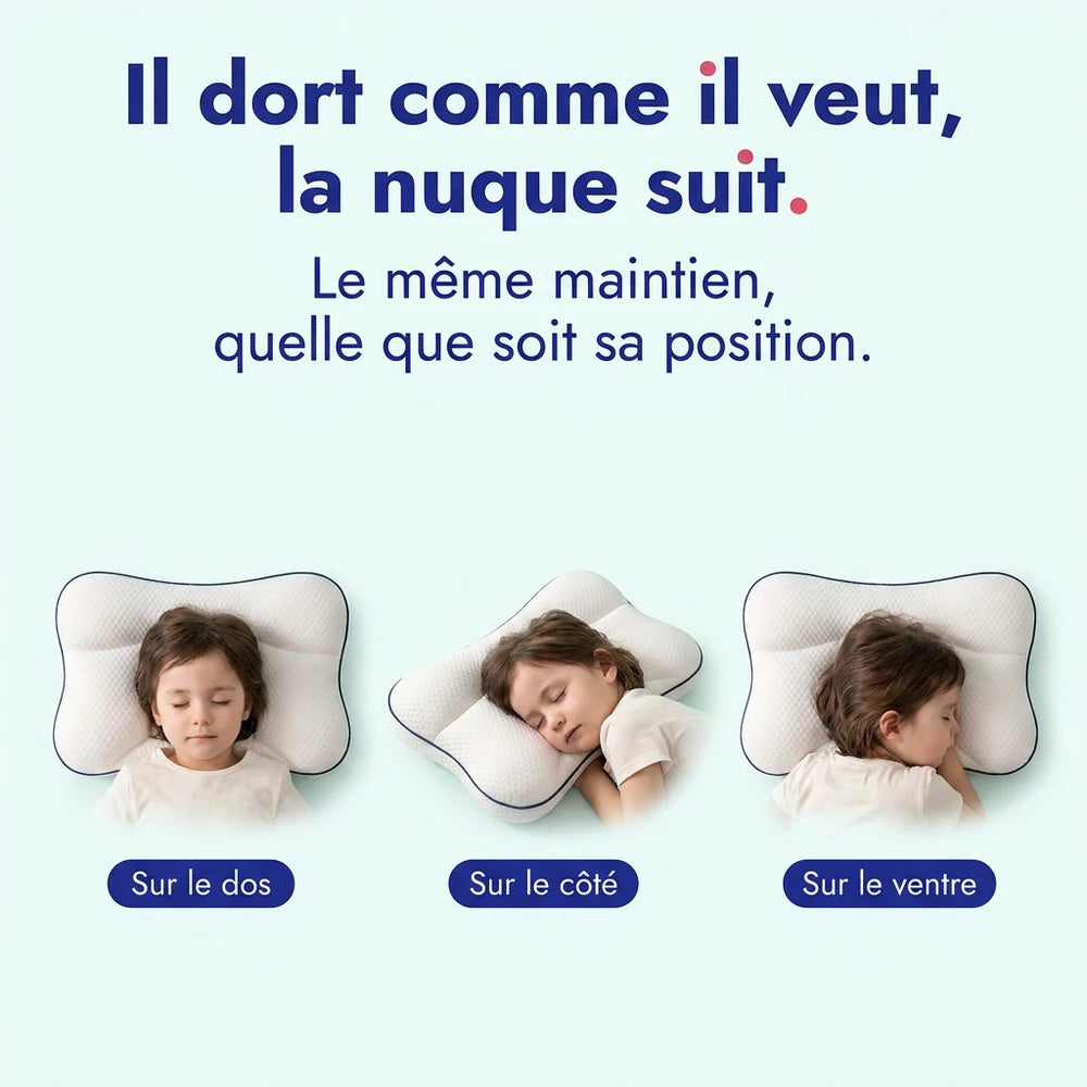 Maintien sur le dos, sur le côté et sur le ventre